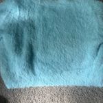 Skylar + Madison Light blue fuzzy cropped cardigan Photo 2