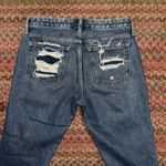 Abercrombie & Fitch AMES LOW RISE SLIM BOYFRIEND HEAVILY DISTRESSED JEANS Photo 5