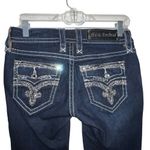 Rock Revival  Deeka Straight Women’s 26 X 33 Blue Jeans Stretch Denim Embellished Photo 4