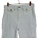 ASKK NY 70s Boot Ivory Jeans High Rise Flare White Size 28 Photo 6