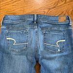 American Eagle  Outfitters Flare Distressed Blue Jeans Photo 5