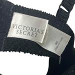 Victoria's Secret  Women's 36C Bra Black Floral‎ Lace Unlined Sheer Romantic Photo 3