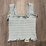 Anthropologie BY  SEAMLESS SMOCKED SQUARENECK TANK TOP Photo 1