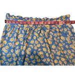 Who What Wear  Blue Daisy Print Skirt Women's Size XL (No Belt) Photo 9