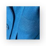 Miss Sixty  ☻︎ Wool Double Breasted Pea Coat w/ Stitch Detail ☻︎ Aegean Blue ☻︎ S Photo 4