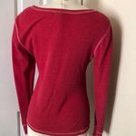 Style & Co . Red thermal shirt‎ w/ rhinestones Photo 1