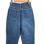 Vintage Seattle Blues Jeans Indigo Dye White Stitching High Waisted Size 3 Blue Photo 2