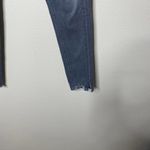 Levi's Denim Jeans 721 High Rise Skinny Jeans Black Denim Raw Hem Size 28 Photo 8