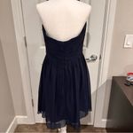 Evening or bridesmaids dress size L navy blue Size L Photo 5