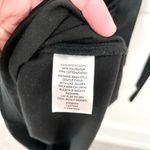 Leith Long Sleeve Ruched Fitted Dress Black Size S Photo 3