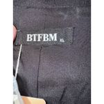 NWT BTFBM Womens Black Double Breasted Sleeveless Blazer Vest XL Photo 5