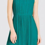 Theory  silk green pleated dress size 0. 139 Photo 0