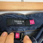 Torrid  Jegging Blue Denim Bermuda Super Soft High Rise Shorts Photo 5