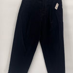Free People  black velvet baggy pants size 4‎ NWT Photo 0