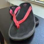 Olukai 🪸 LIKE NEW! 🪸  Women's Sandals - Black and Coral Photo 1