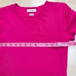 Babaton Pink Cropped Top Fitted Short Sleeve Casual Everyday Tee Shirt - M Photo 8