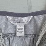 Marilyn Monroe  Intimate Sleepwear Babydoll Pajama Tank Top Gray Pattern Lace S Photo 3