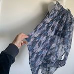 Planet Blue swim Cover Up flowy dress ONE SIZE Cold Shoulder blue purple Photo 7