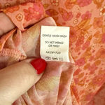 Lovers + Friends  Floral Mesh Shirt Dress Sheer Ruched Festival Mini M Revolve Photo 8