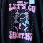Simply Southern  Let’s Go Shopping Graphic Long Sleeve Crewneck Sweatshirt Size L Photo 3