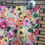 Coldwater Creek  Floral‎ Cargo Capris Size 16 Photo 3