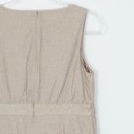Maeve Anthropologie  Linen Flaxen Rope Sleeveless Shimmer Dress‎ Womens Size 2P Photo 6
