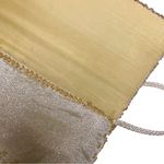 Vtg Formal Gold Beaded Art Deco Large Envelope Clutch Shoulder Strap Prom Bag Photo 8