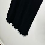 See By Chloe Women's Black Sweater Wool Ruffle Tie Back Mini Dress Size Medium Photo 7