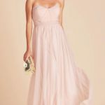 Birdy Grey NWT  Christina Convertible Vintage Blush Pink Tulle Maxi Dress Photo 1