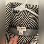 J.Crew  Turtleneck Sweatshirt Sweater Zig Zag Pattern White Black Size S Photo 7