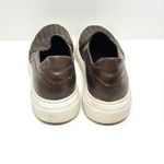 M. Gemi Cerchio Leather‎ Slip On Shoes in Brown Size 6 White Photo 3