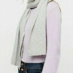 J.Crew Beige Wool Blend Scarf, One Size Photo 0