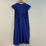 Gibson x Hi Sugarplum! Large Laguna Santorini Blue Jersey Ruffle Back Dress Photo 7