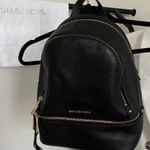 Michael Kors Black Backpack Purse Photo 0