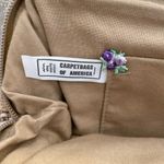 Carpetbags of America Wristlet clutch bag purse 70s Retro Vintage Neutral Tan Photo 1