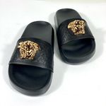 Versace NWB  Palazzo Medusa Slide Sandal Black Size 37EU 1009461 DGOM8 KVO41 Photo 10
