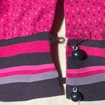 Old Navy Cute Pink Halter women's sleeveless 90s vtg 00s Top M medium tie back neck black Photo 4