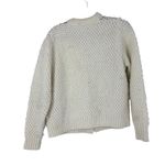 Rebecca Taylor La Vie  Popcorn Pointelle Cardigan Sweater in Cream Photo 3