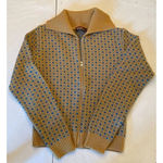 Italian wool sweater zip jacket Yellow Photo 0