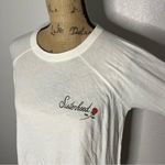 Mate the Label NWOT White Long Sleeve Raglan Sisterhood Tattoo Flowy Top sz S/M Photo 13