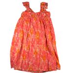 Time and Tru Womens XXL 20 Coral Orange Empire Dress Ruffle Tank Sleeves Lined Pink Photo 8