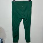 Lululemon Power Thru High Rise Tight Athletic Leggings Everglade Green 12 NWT Photo 9