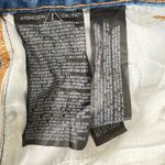 ZARA  Wide Leg Jeans Womens 8 Distressed Ripped Knee Light Wash High Rise Denim‎ Photo 4