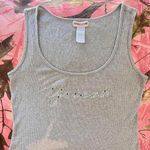 Guess y2k rhinestone bling ribbed tank top Photo 0