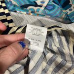 Meadow Rue By Anthropologie Blue Black White Stripes Blouse Top; XS Women’s Photo 7