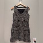 City Studio Juniors Gray Tweed Pocket Sleeveless Mini Dress Size 3/4 Gray Photo 1