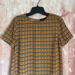 Forever 21  Mustard Yellow Plaid Sheath Dress Photo 1