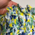 White House | Black Market pleated floral bustier top floral design Photo 9