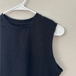Universal Threads Universal Thread Black Sleeveless Crop Muscle Tee Photo 2