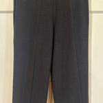 Eileen Fisher Black Knit Cropped Pants Size S wide leg made in USA dress Photo 0